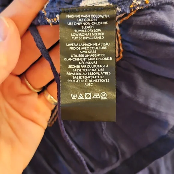 NWT! Free People Terra Smocked Maxi Skirt Set (M), Blue, Corduroy - Picture 11 of 16